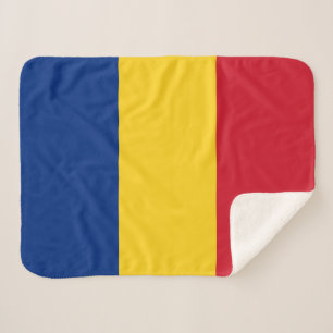 Cobertor Sherpa Bandeira da Romênia
