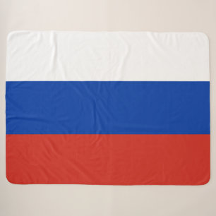 Cobertor Sherpa Bandeira da Rússia (Rússia)