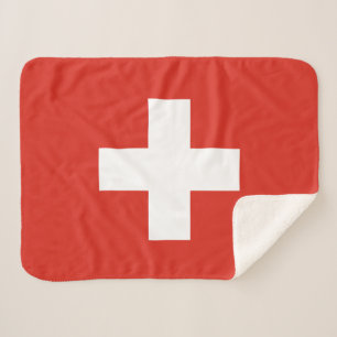 Cobertor Sherpa Bandeira da Suíça