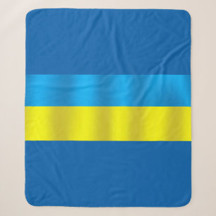 Cobertor Sherpa Bandeira da Ucrânia