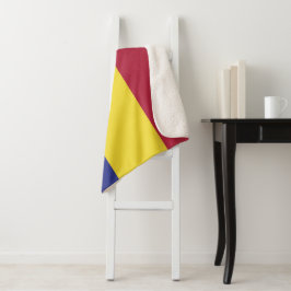 Cobertor Sherpa Bandeira de Andorra