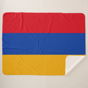 Cobertor Sherpa Bandeira de Arménia