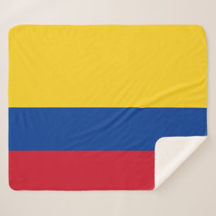 Cobertor Sherpa Bandeira de Colômbia