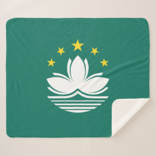 Cobertor Sherpa Bandeira de Macau