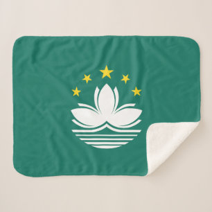 Cobertor Sherpa Bandeira de Macau