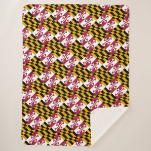 Cobertor Sherpa bandeira de Maryland