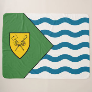 Cobertor Sherpa Bandeira de Vancouver (Colúmbia Britânica, Canadá)