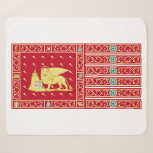 Cobertor Sherpa Bandeira de Veneza, Itália (Veneza, Veneto, Itália
