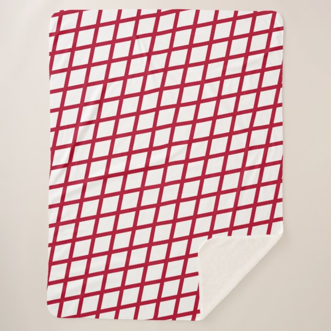 Cobertor Sherpa bandeira do Alabama (Frente)