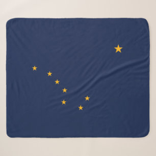 Cobertor Sherpa Bandeira do Alasca (Estado dos EUA)