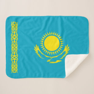 Cobertor Sherpa Bandeira do Cazaquistão
