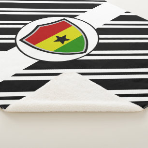 Cobertor Sherpa Bandeira do Gana