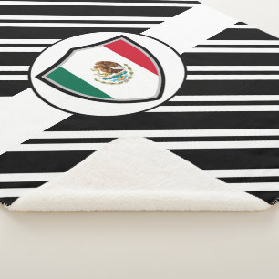 Cobertor Sherpa Bandeira do México