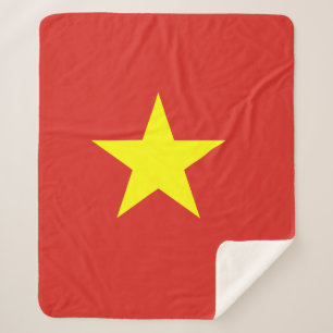 Cobertor Sherpa bandeira do Vietname