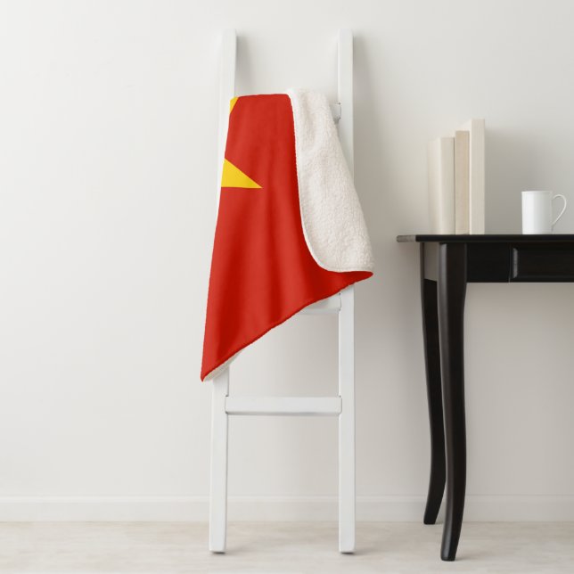 Cobertor Sherpa bandeira do Vietname (In Situ)