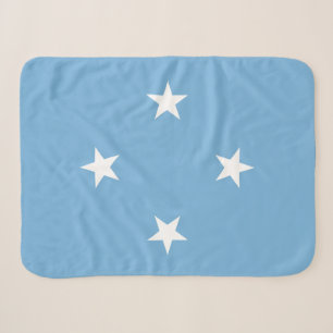 Cobertor Sherpa Bandeira dos Estados Federados da Micronésia