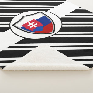 Cobertor Sherpa Bandeira eslovaca