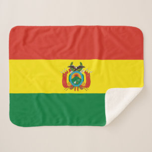 Cobertor Sherpa Bandeira Patriótica da Bolívia