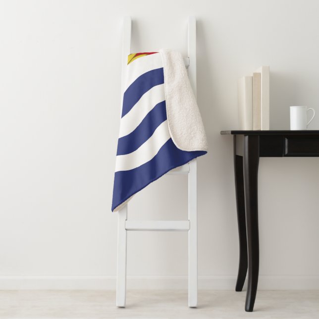 Cobertor Sherpa bandeira quiribatiana (In Situ)