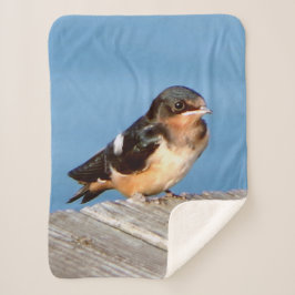 Cobertor Sherpa Banheira de Sherpa do Barn Swallow