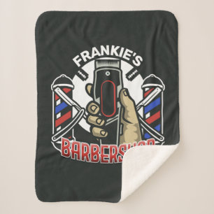 Cobertor Sherpa Barbearia de Compro de Barbeiros Retroativos de NO