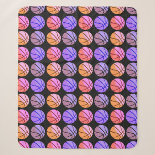 Cobertor Sherpa Basquete Pop Art
