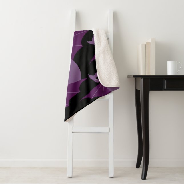 Cobertor Sherpa Bastões roxos (In Situ)