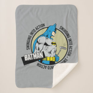 Cobertor Sherpa Batman Golfing - Passando à Ação