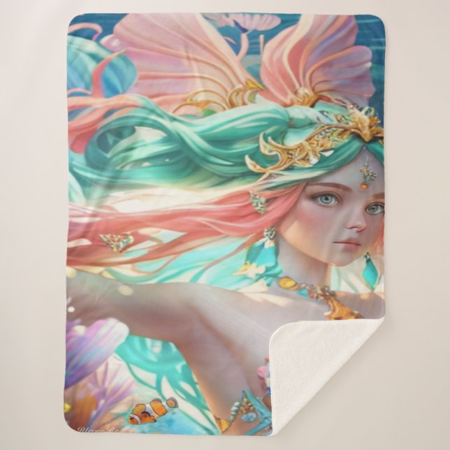 Cobertor Sherpa Beautiful queen  (Frente)