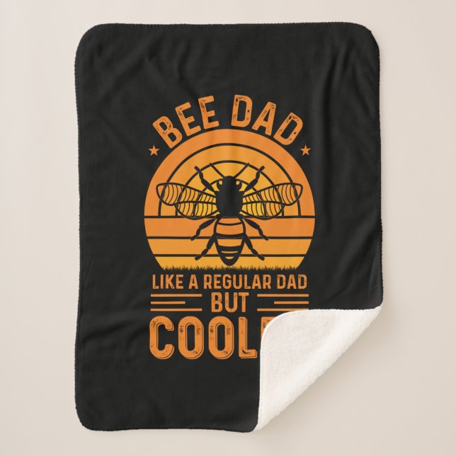 Cobertor Sherpa Bee Dad (Frente)
