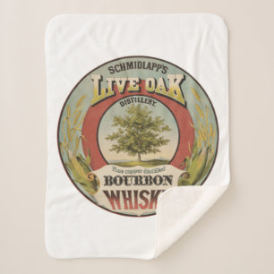 Cobertor Sherpa Bela Cobre Destilava Bourbon Whisky.