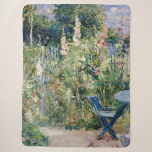 Cobertor Sherpa Berthe Morisot - Rosas Tremiêres / Malvas