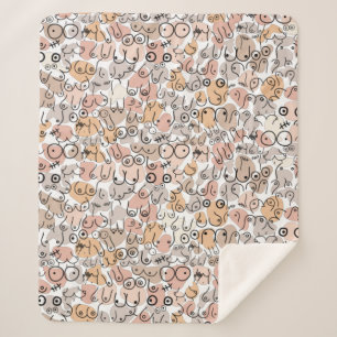 Cobertor Sherpa bestial