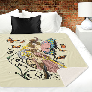Cobertor Sherpa Beth Steampunk Fada