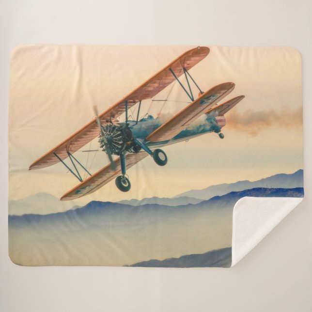COBERTOR SHERPA BI-PLANO DA II GUERRA MUNDIAL (Frente (Horizontal))