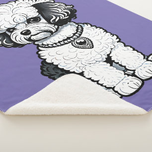 Cobertor Sherpa Bichon Frise