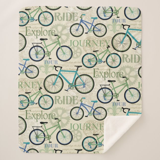 Cobertor Sherpa Bicicleta Viagem Sherpa Blanket (Frente)