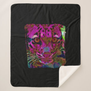 Cobertor Sherpa Big Cat Art
