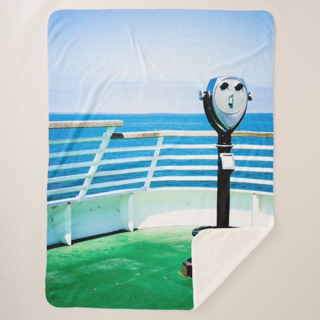 Cobertor Sherpa Binóculos Turísticos (Frente)