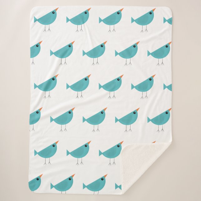 Cobertor Sherpa Birdy (Frente)