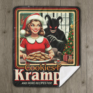 Cobertor Sherpa Biscoito Para O Krampus Feliz Natal Krampus Horror