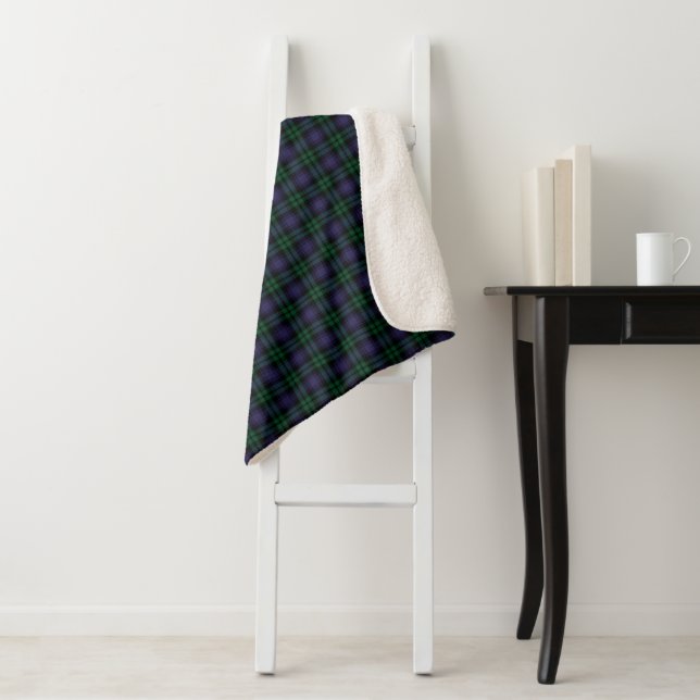 Cobertor Sherpa Black Watch Tartan, Xadrez (In Situ)