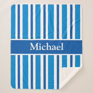 Cobertor Sherpa Blanket AZUL PERSONALIZADO