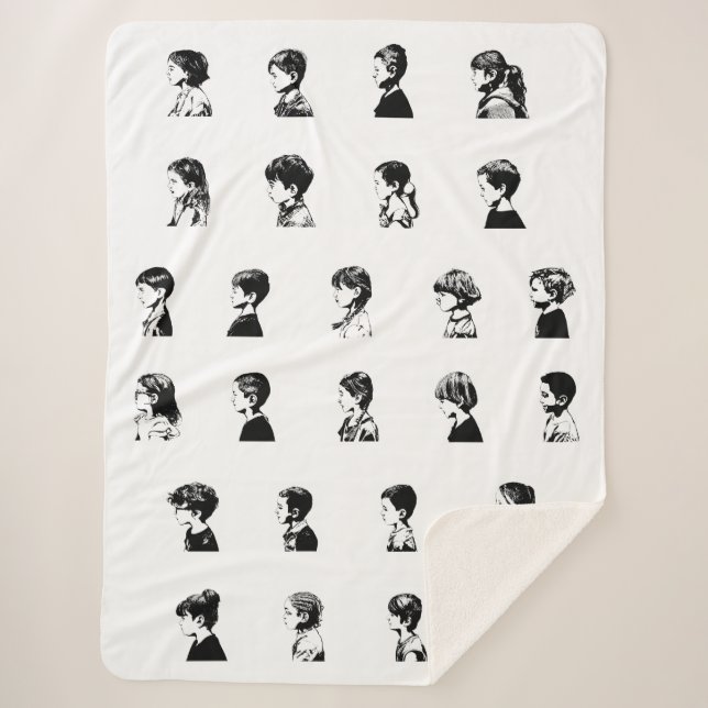 Cobertor Sherpa Blanket da sala de aula P1 (Frente)