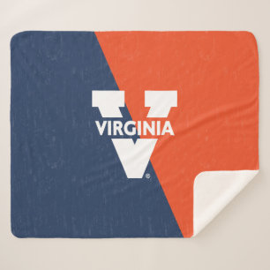 Cobertor Sherpa Bloqueio de Cavaliers de Virgínia em Descanso