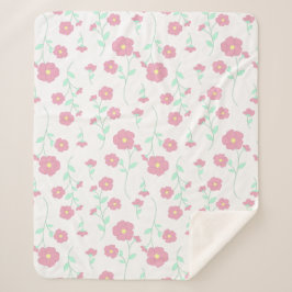 Cobertor Sherpa Blossoms