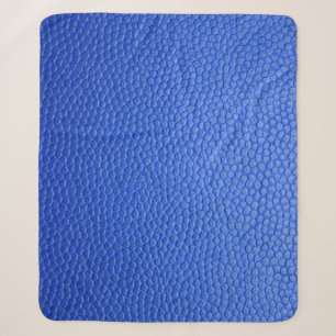 Cobertor Sherpa Blue leather skin texture skin