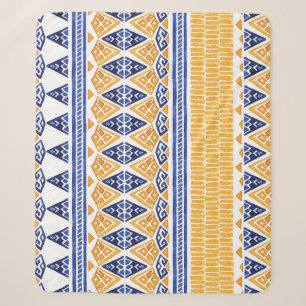 Cobertor Sherpa Bohemian Watercolor: Padrão Artístico Invisível.