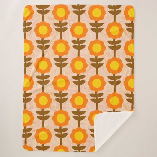 Cobertor Sherpa Boho Botanica (Frente)
