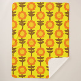 Cobertor Sherpa Boho Botanica